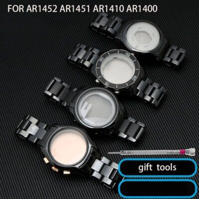 Herren Keramik Uhrenarmbänder passend für Armani AR1451 AR1452 AR1400 AR1410 ...