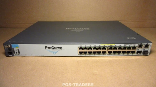 HP J9087A  2610-24-PWR Gigabit Switch 24-Port 10/100 PoE + 2x SFP EXCL RACK EARS