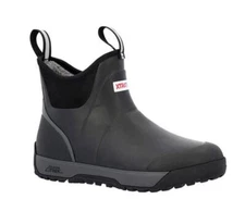 XTRATUF Men's Ankle Deck Boots AIMR-000 Black Ice