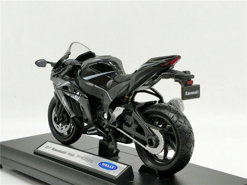 Welly 1:18 Kawasaki 2017 NINJA ZX10-RR Sports Motorcycle Bike Model Toy IN BOX - Image 3 of 4