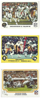 1977-1978-1979 Fleer Team Action Football Cards 1-69 You Pick!