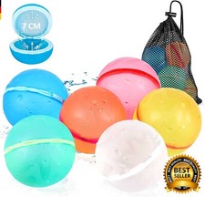 Wasserbomben Selbstschlie&szlig;end Wiederverwendbar Wasserspielzeug 6 12 18 St&uuml;ck NEU