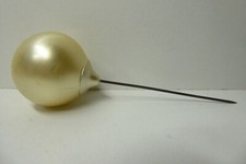 ANTIQUE ART DECO FANCY HAT PIN LARGE FAUX PEARL