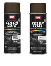 Sem 15023 Cordovan Brown Color Coat Vinyl Paint Aerosol 2 Pack