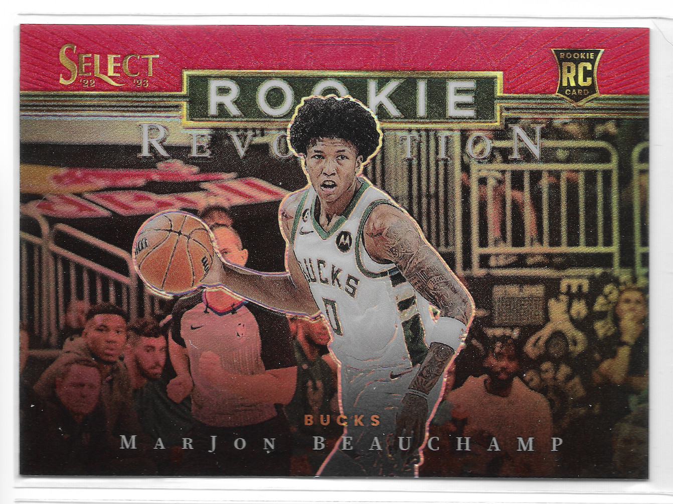 2022-23 Select Rookie Revolution Silver #30 MarJon Beauchamp RC Milwaukee Bucks