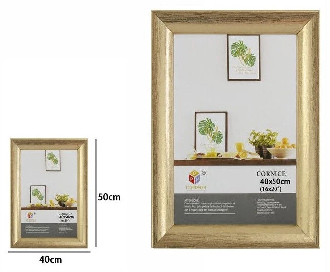 Mini-cornice Per Poster GB Eye, 40x50 Cm, Colore Argento, In MDF E Stirene Infrangibile