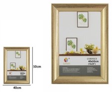 x Cornice Per Foto Fotografie Quadri Tele Dimensioni 40x50cm Dorata dfh