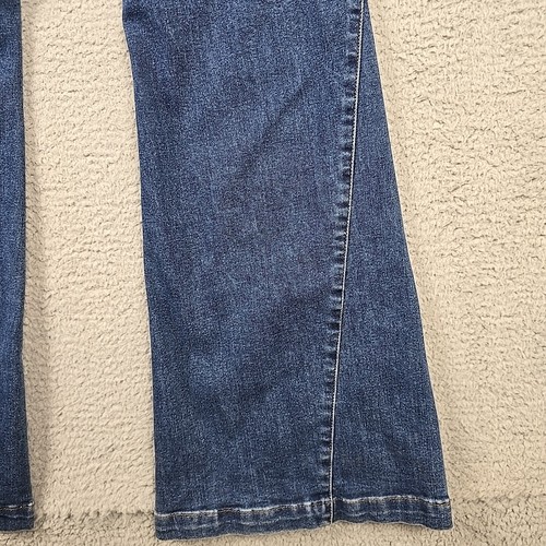Indigo Rein Womens Curvy Jeans Size 13 Bootcut Mid Denim Pants Stretch - Picture 14 of 15