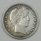 1904-O Barber Quarter — photo from another recent sale