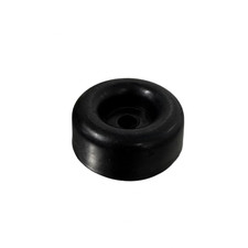 2.5 Black Rubber Trailer RV Door Bumper 1 Tal...