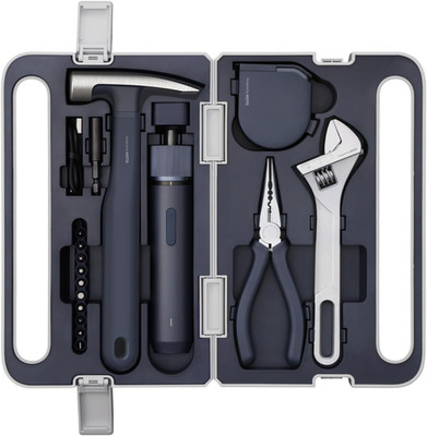 HOTO 18-Piece Tool Kit, Electric Screwdriver W/Led, 3 Torque, 10 Bits, Basic Hom