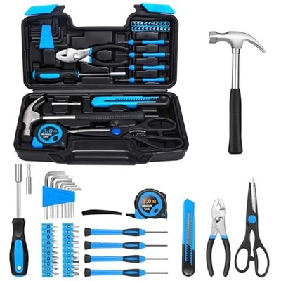 39 Piece Basic Home Tool Set Household Tool Set General Repair Small Hand Too...