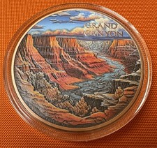 5oz Copper Grand Canyon .999 Coin. Stunning In Capsule