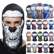 Men Women Balaclava Full Face Mask Sun UV Windproof Cycling Skull Mask Halloween