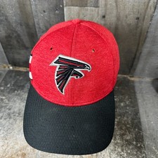 New Era 39Thirty Atlanta Falcons Size Small/Medium Red/Black Fitted