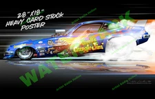 Jungle Jim Lieberman's Blue Monza NITRO FC LIT Poster-Banner Print-088