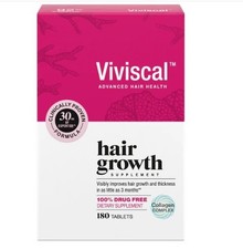 Viviscal Hair Growth Supplement for Women 180 Tablets - 3 Month Supply EXP 12/26