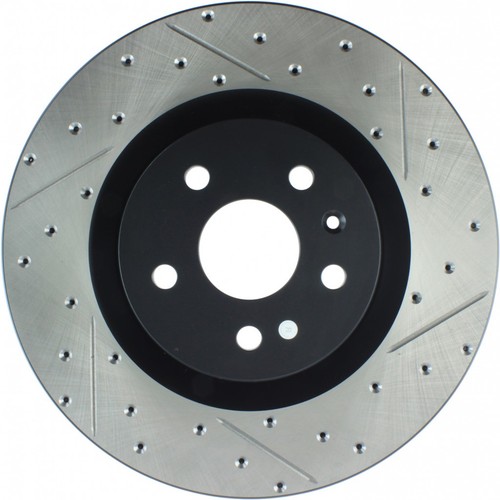 StopTech 06-07 350Z / 05-07 G35 exp Sport/ 06-07 G35X SportStop Slotted & Drilled Front Left Rotor