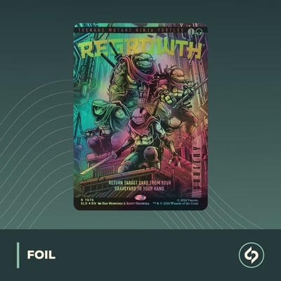 MTG | Regrowth V.2 | SECRET LAIR x TMNT | TURTLES | NM | EN | FOIL