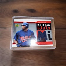 2005 Upper Deck - Matinee Idols Torii Hunter #MI-HU (MEM) Baseball Card