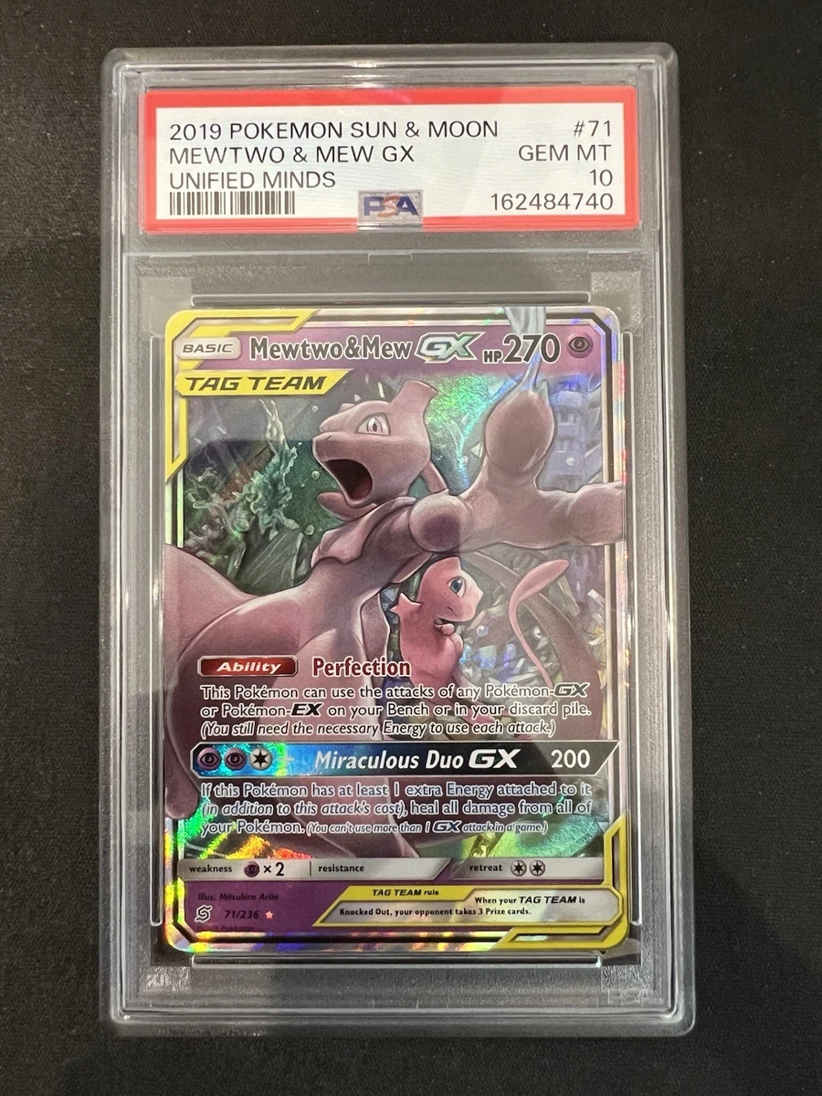 Pokémon Mewtwo Grade 10 Pokémon TCG Individual Collectible Card