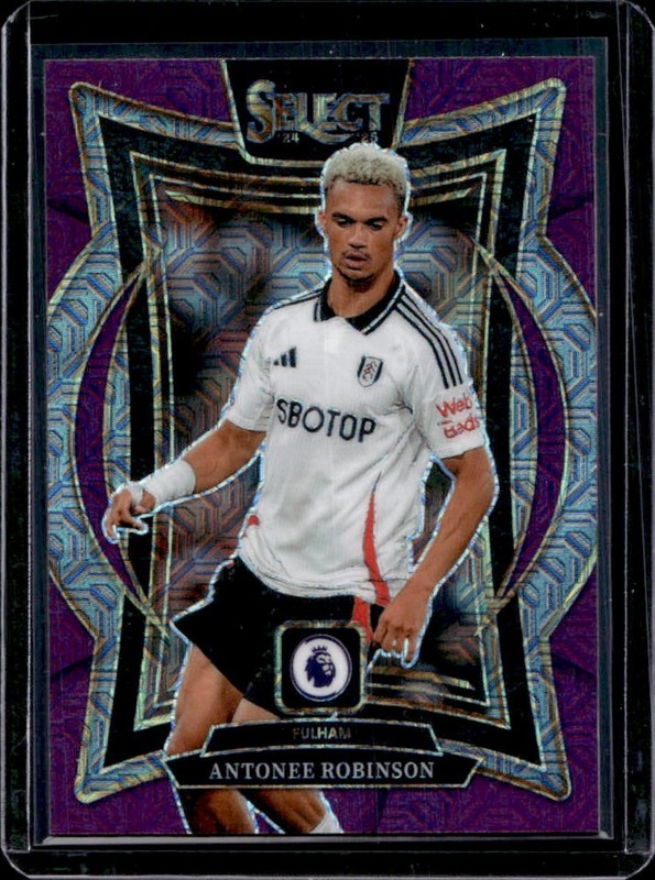 2024-25 Panini Select Premier League Antonee Robinson Terrace Purple Mojo #23