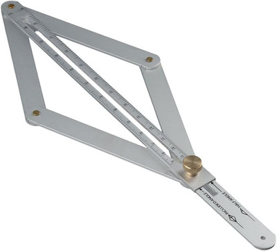 Corner Angle Finder, 0-170° Goniometer Ruler Construction Protractors Stainless