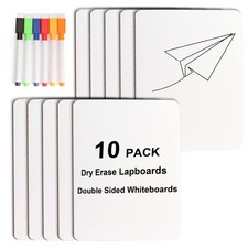 10 PCS 9x12 Inch Small DoubleSided Dry Erase Boards Mini Whiteboard Bulk