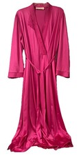 Collectibles By JC Penney Women  s Long House Robe Pink Sz.S V-Neck