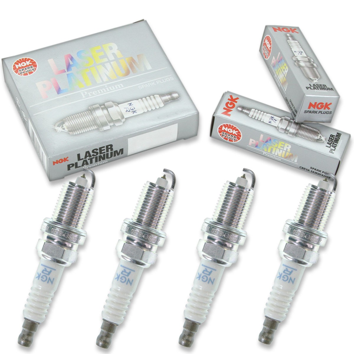 4 pcs NGK Laser Platinum Spark Plugs for 2011-2014 Chrysler 200 2.4L  2.4L od
