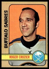 1972-73 O-Pee-Chee Roger Crozier Buffalo Sabres #50