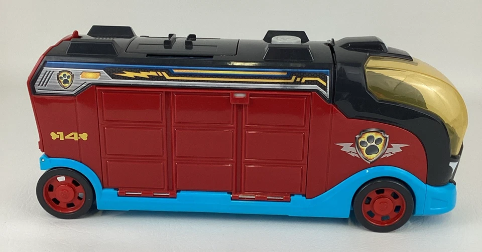 Efectos de sonido lanzador de vehículos Paw Patrol Mighty Pups Super Paws Mission Cruiser Foto 2 de 4