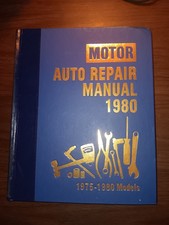 Manual de reparación de automóviles de motor 43ª edición 1975-1980 modelos libro de automóviles