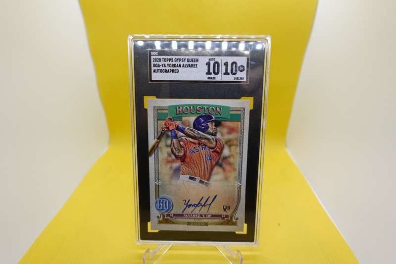 2020 Topps Gypsy Queen Yordan Alvarez RC Auto SGC 10 Auto 10 Houston Astros