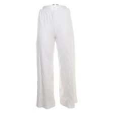 Zara, Palazzohose, Größe: S, Weiß, Rippenstrick, Damen #iGz