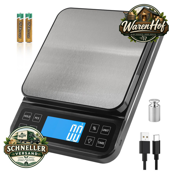 Digitale KüChenwaage 0,1G-5Kg HochpräZise BäCkereiwaage FüR Kochen Backen-image