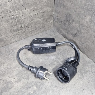 Zwischenstecker mit Dämmerungsschalter IP44 Zeitschaltuhr 1-9 Std ETT