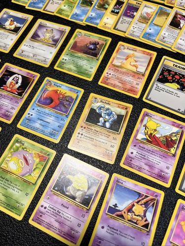 Vintage Pokemon Card WOTC Set Base Fossil S4 Charmander Rocket LOT 80+ ALL LP/NM - Picture 5 of 16