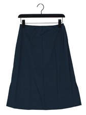 Uniqlo Women's Midi Skirt S Green Polyester with Elastane Midi A-Line