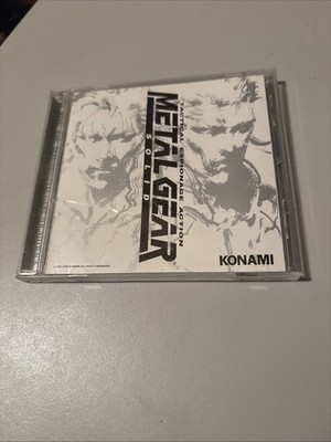 Metal Gear Solid Original Soundtrack CD EVER ANIME w/InsertLike New Konami PROMO