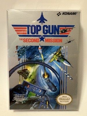 Nintendo NES Top Gun The Second Mission Konami Multiplayer Manual NTSC