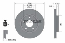 Disque de frein Nissan Pulsar
