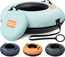 Slitta Da Neve, Slittino Da Neve 102 Cm, per Tutte Le Età, in Discesa per Sport 