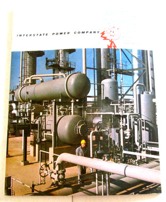 VTG 1963 Annual Report Interstate Power Company Magazine Clinton Iowa 26p