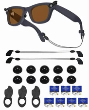 Smart Glasses Accessories Kit Compatible With R.ayB.an/Oa.kley Me-ta Way.fare...