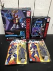 TRANSFORMERS 8612 CORONATION STARSCREAM 8603 BLURR MISB + 2 GI JOE RETRO COBRAS