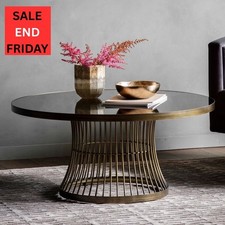 Gallery Pickford Bronze Glass Top Coffee Table