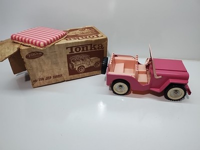 Tonka Pink Jeep Surrey in Box, #350, circa 1962