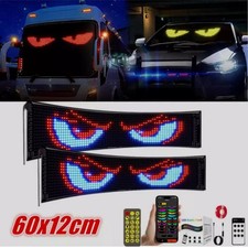 2x 24 Truck Windshield Devil Eyes Light Cars Remote Smart Eye Lamp Soft Screen 2x 24 Truck Windshield Devil Eyes Light Cars Remote Smart Eye Lamp Soft Screen