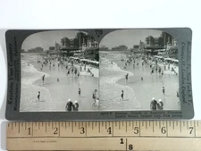 Keystone Stereoview 29576 Summer Crowds Atlantic City Seaside Resort NJ